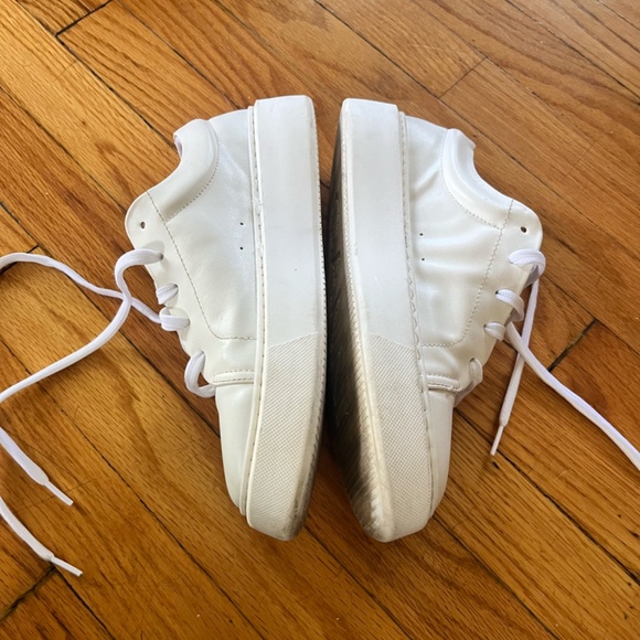EUC- GANNI White Vegea Sneakers - size 38 - Picture 7 of 9
